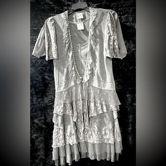 Elegant Knit Lace /2 pc Dress Set - Picture 2 of 8